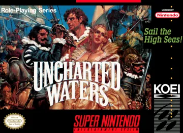 Uncharted Waters (USA) box cover front